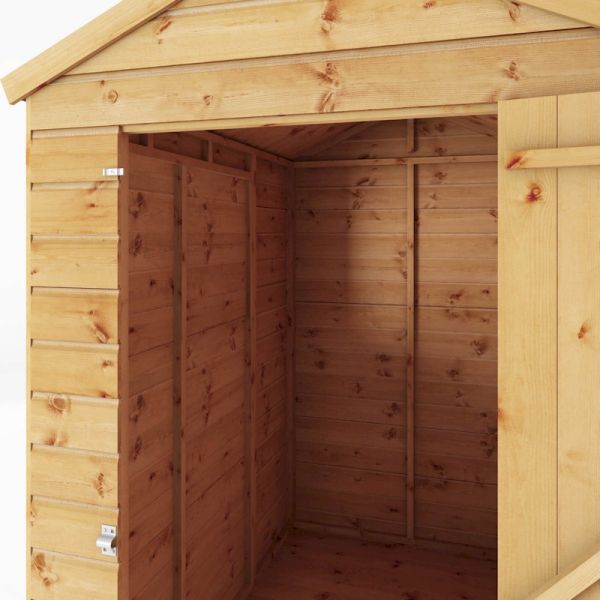 Mercia Shiplap Apex Shed 6x4 - Windowless