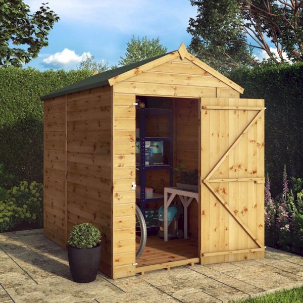 Mercia Shiplap Apex Shed 7x5 - Windowless