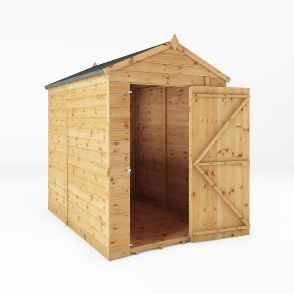 Mercia Shiplap Apex Shed 7x5 - Windowless