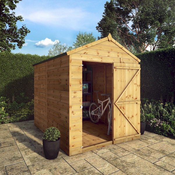 Mercia Shiplap Apex Shed 8x6 - Windowless