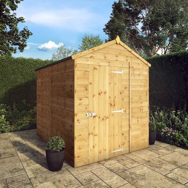 Mercia Shiplap Apex Shed 8x6 - Windowless