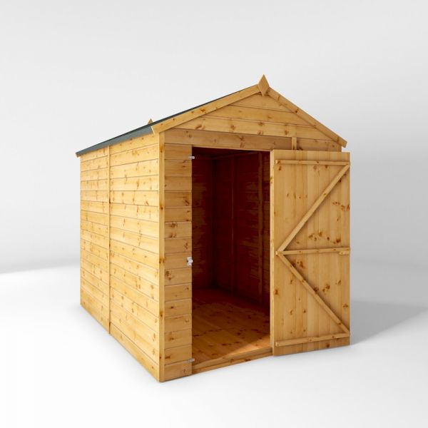 Mercia Shiplap Apex Shed 8x6 - Windowless