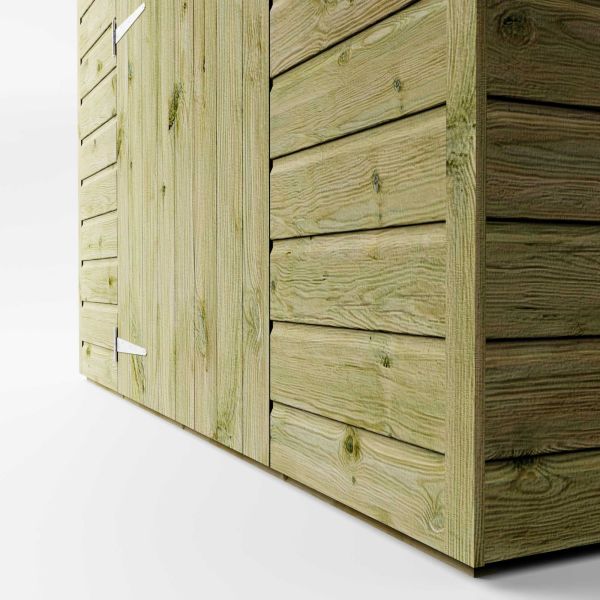 Mercia Shiplap Security Apex Shed 8x6