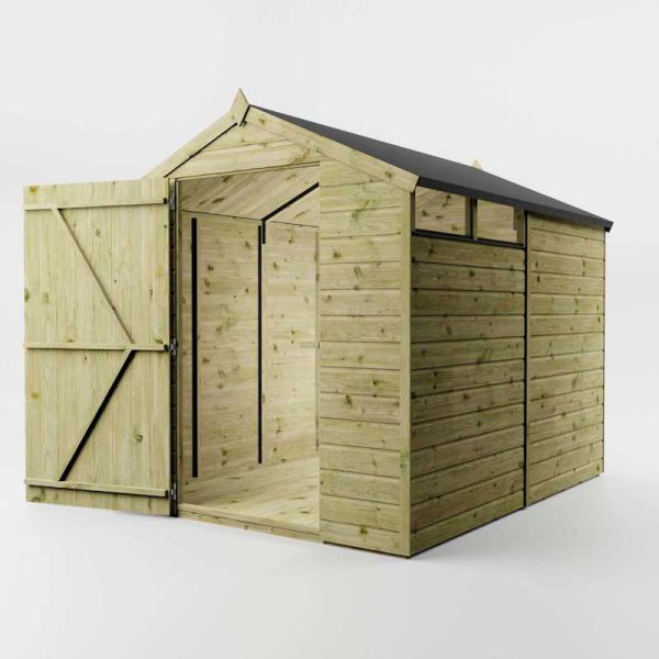 Mercia Shiplap Security Apex Shed 8x6