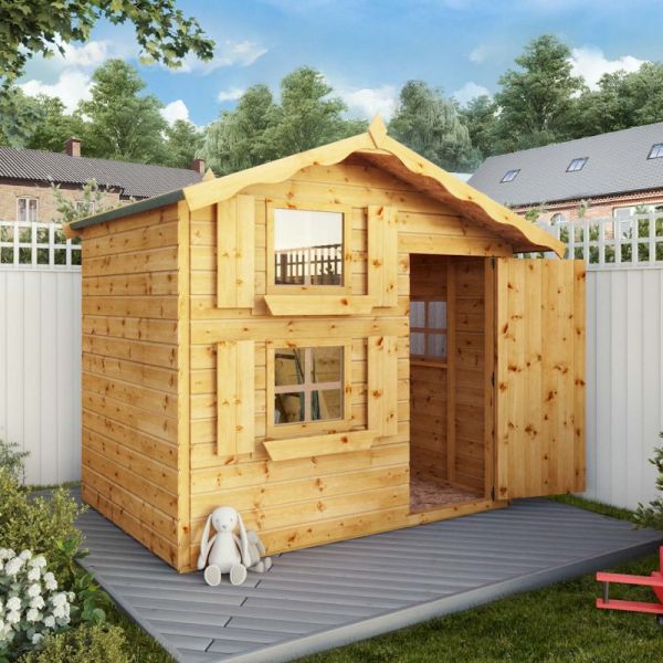 Mercia Snowdrop Cottage Double Storey Playhouse 7x5