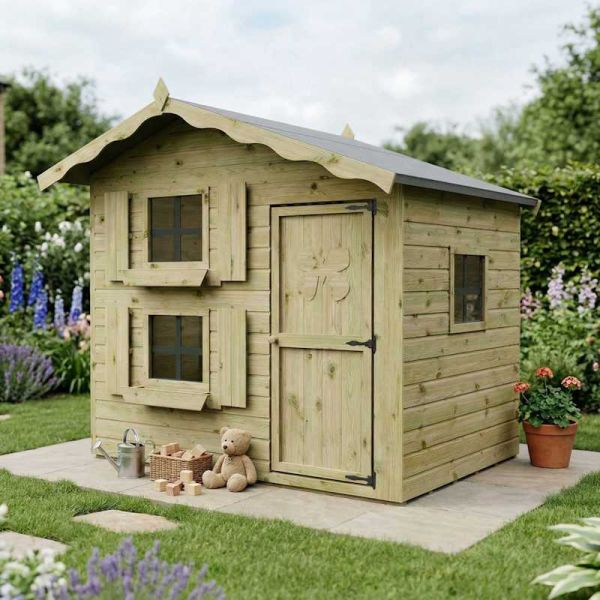 Mercia Snowdrop Cottage Double Storey Playhouse 7x5