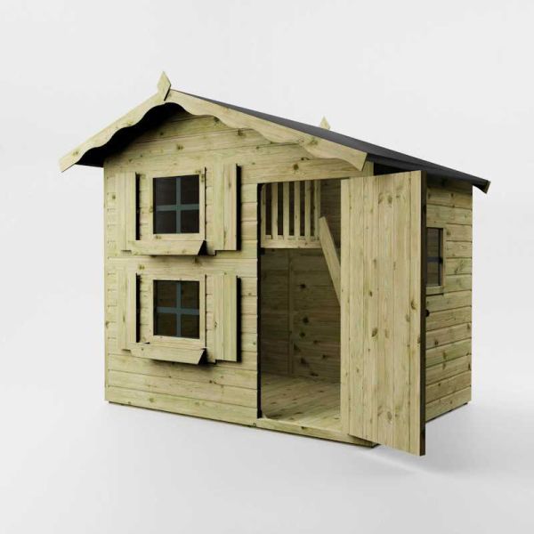 Mercia Snowdrop Cottage Double Storey Playhouse 7x5