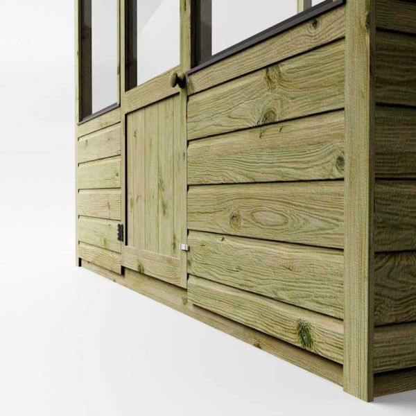 Mercia Traditional Apex Greenhouse Combi Shed 12x6