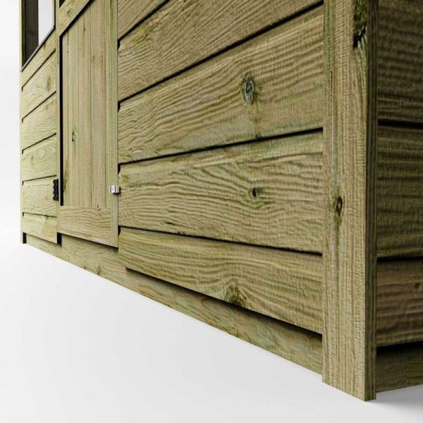 Mercia Traditional Apex Greenhouse Combi Shed 8x6