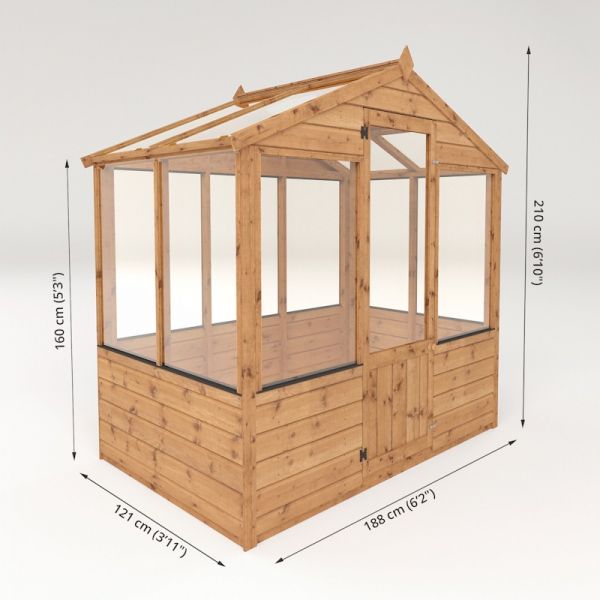 Mercia Traditional Greenhouse 4x6