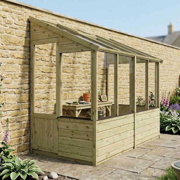 Mercia Traditional Lean To Greenhouse 8x4