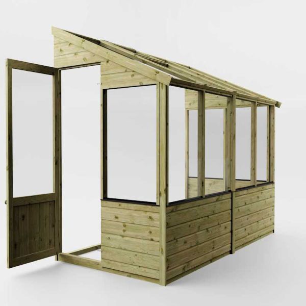 Mercia Traditional Lean To Greenhouse 8x4
