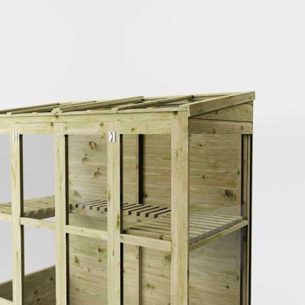 Mercia Traditional Tall Wall Greenhouse 6x3