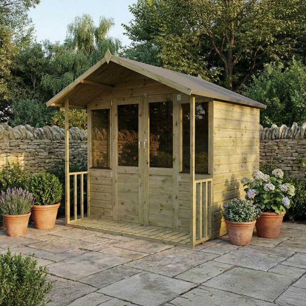 Mercia Traditional Veranda Summerhouse 7x7