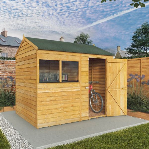 Mercia Value Overlap Reverse Apex Shed 8x6