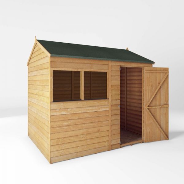 Mercia Value Overlap Reverse Apex Shed 8x6