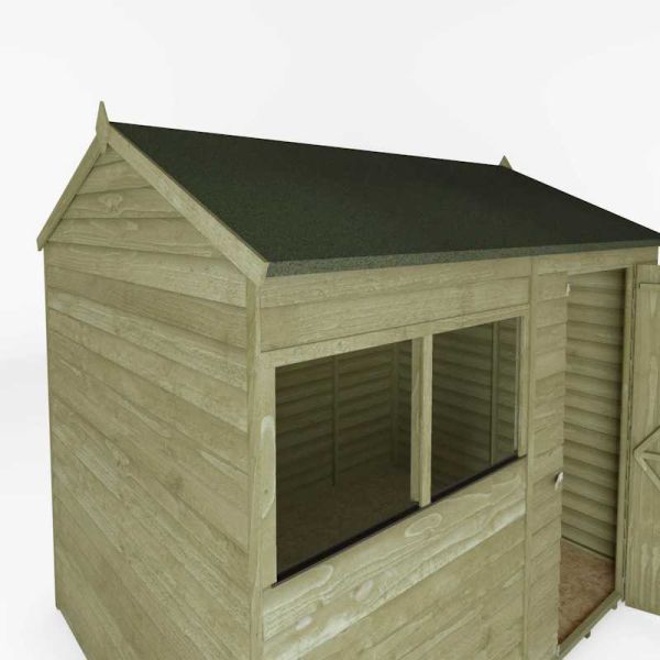Mercia Value Overlap Reverse Apex Shed 8x6