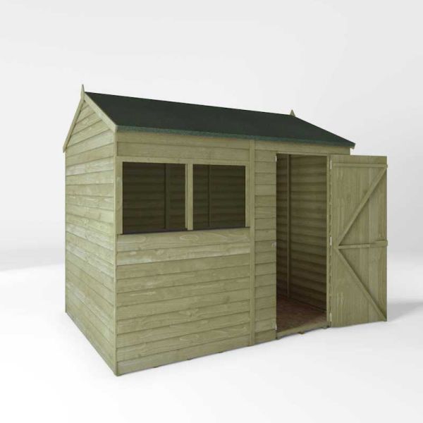 Mercia Value Overlap Reverse Apex Shed 8x6