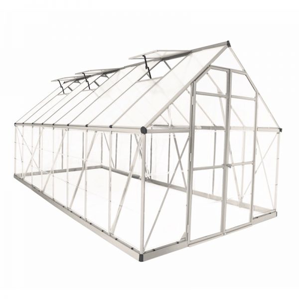 Palram - Canopia Balance 8x16 Extended Greenhouse - Silver