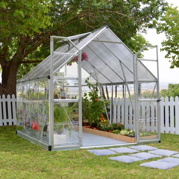 Palram - Canopia Balance 8x8 Greenhouse - Silver