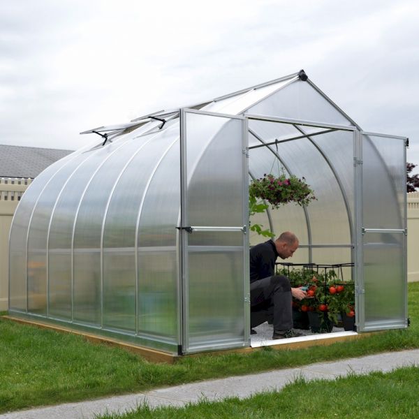 Palram - Canopia Bella 8x12 Greenhouse - Silver