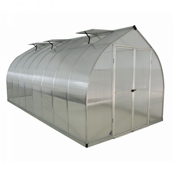 Palram - Canopia Bella 8x16 Greenhouse - Silver