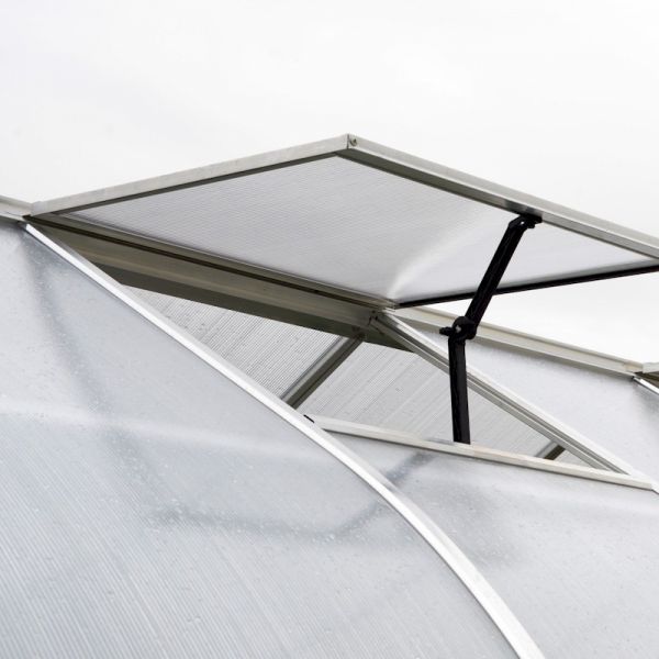 Palram - Canopia Bella 8x8 Greenhouse - Silver