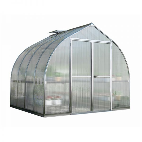 Palram - Canopia Bella 8x8 Greenhouse - Silver