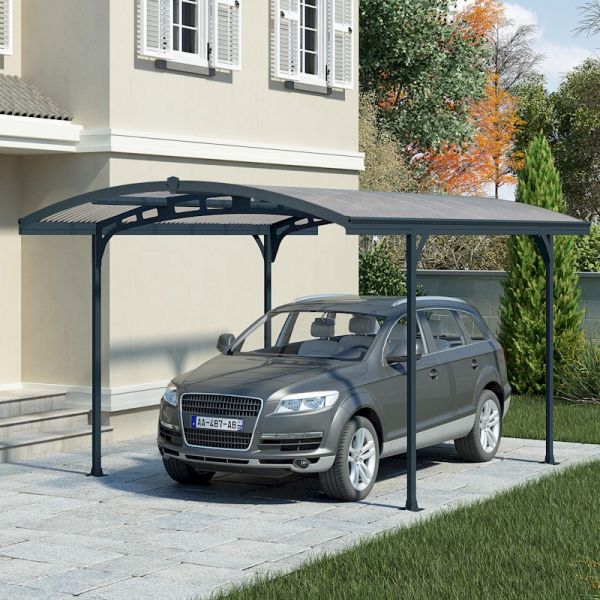 Palram - Canopia Carport Atlas 5000 Grey Solar Grey