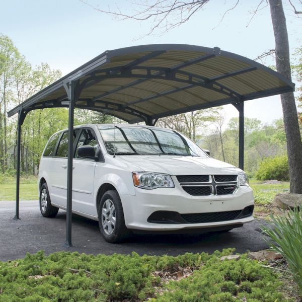 Palram - Canopia Carport Atlas 5000 Grey Solar Grey