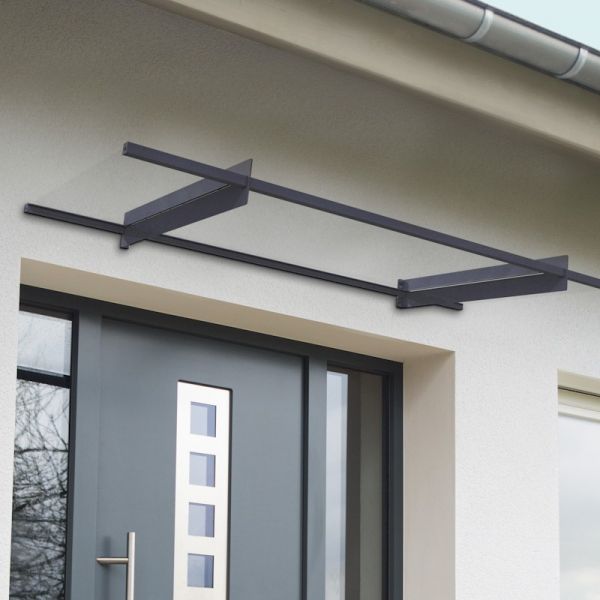 Palram - Canopia Door Canopy Nancy 2050 Grey Clear