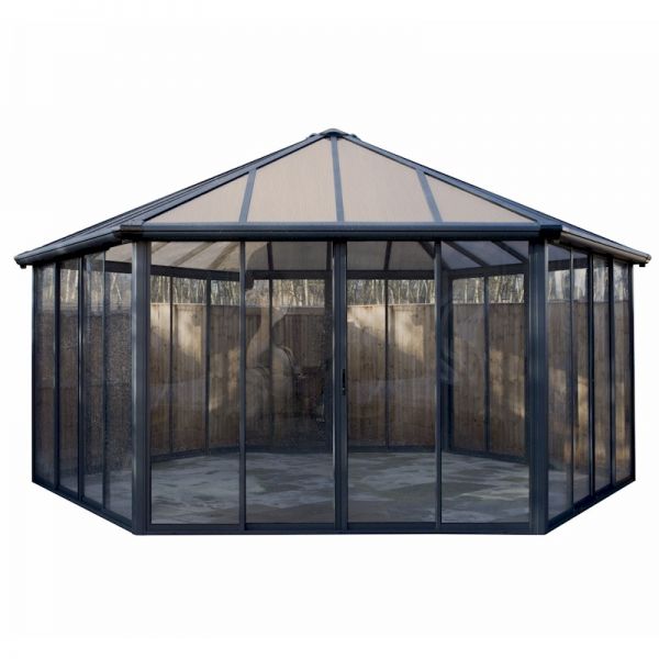 Palram - Canopia Garda Garden Gazebo Grey Bronze