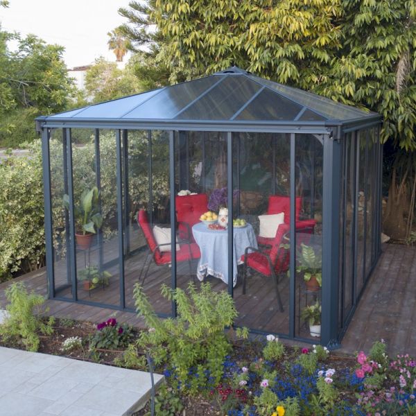 Palram - Canopia Gazebo Ledro 3600 Closed Grey