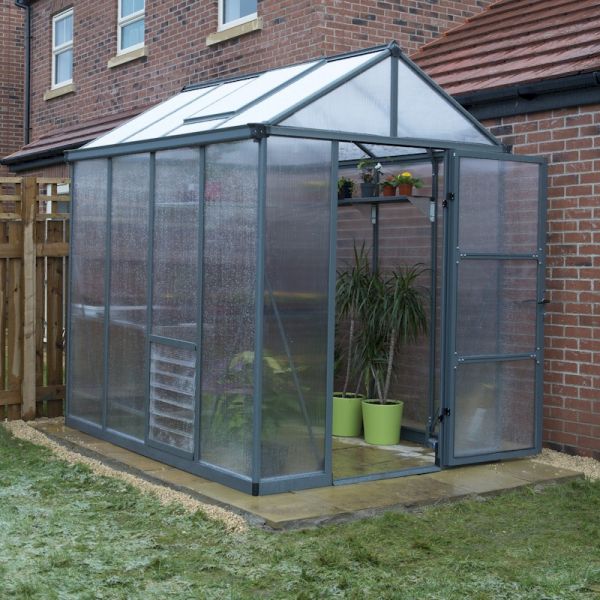 Palram - Canopia Glory 6x8 Greenhouse - Grey