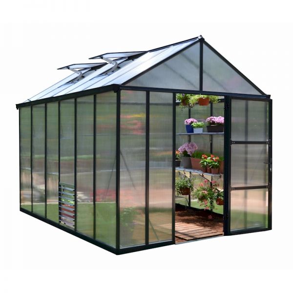 Palram - Canopia Glory 8x12 Greenhouse - Grey