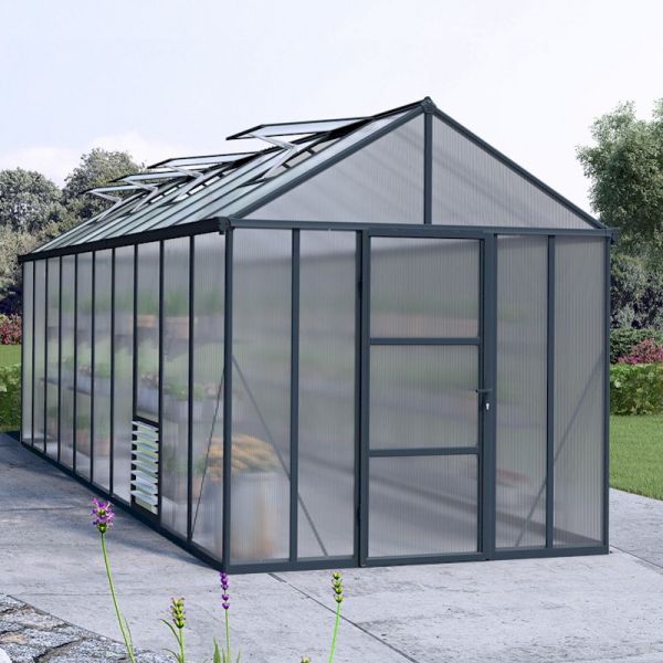 Palram - Canopia Glory 8x20 Greenhouse - Grey