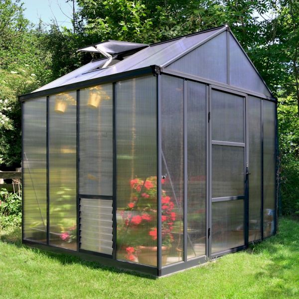 Palram - Canopia Glory 8x8 Greenhouse - Grey