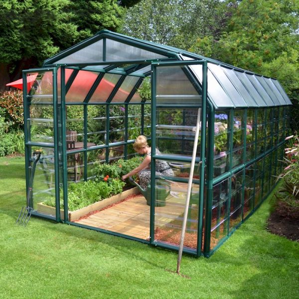 Palram - Canopia Grand Gardener Clear 8x16 Greenhouse