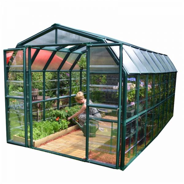 Palram - Canopia Grand Gardener Clear 8x16 Greenhouse