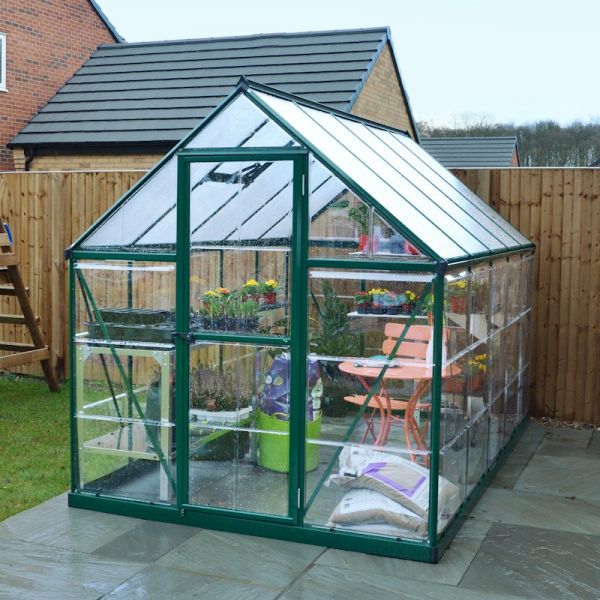 Palram - Canopia Hybrid 6x10 Greenhouse - Green