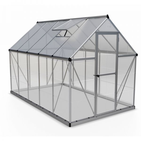 Palram - Canopia Hybrid 6x10 Greenhouse - Silver