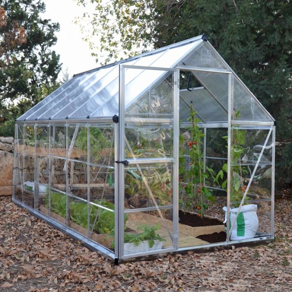 Palram - Canopia Hybrid 6x12 Greenhouse - Silver