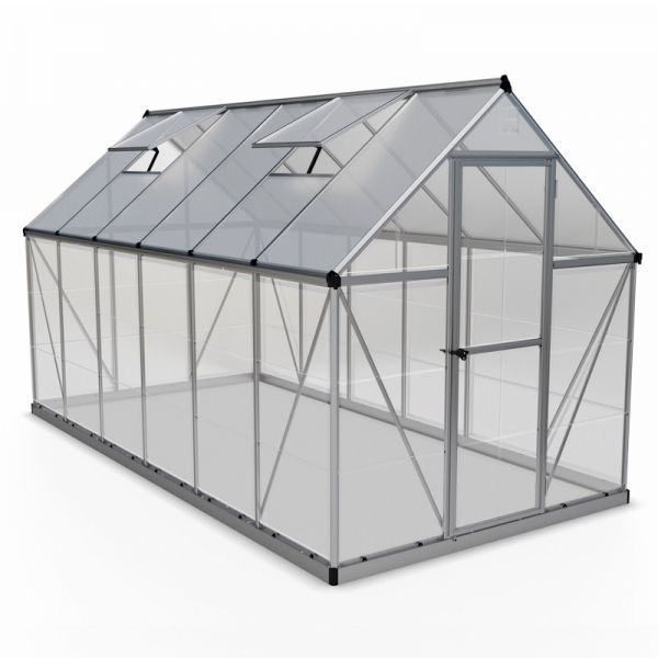 Palram - Canopia Hybrid 6x12 Greenhouse - Silver