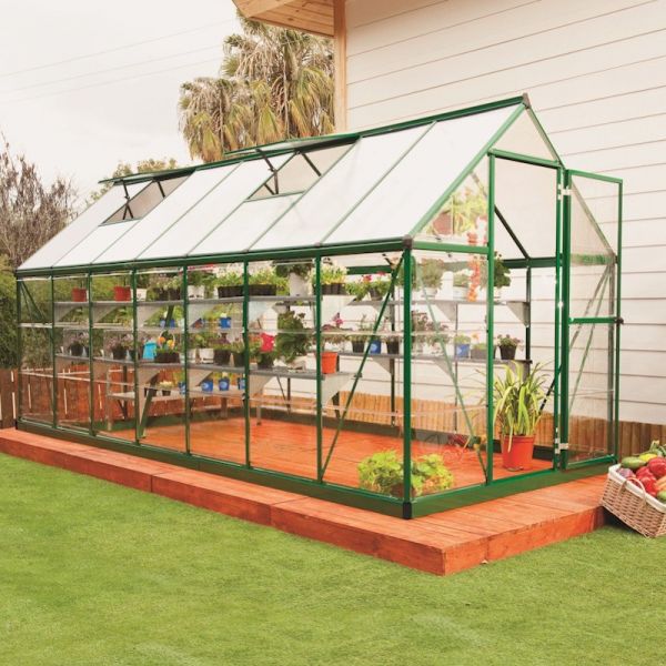 Palram - Canopia Hybrid 6x14 Greenhouse - Green