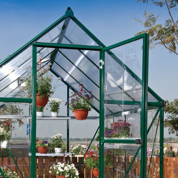 Palram - Canopia Hybrid 6x14 Greenhouse - Green