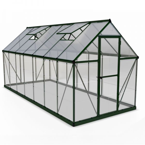 Palram - Canopia Hybrid 6x14 Greenhouse - Green