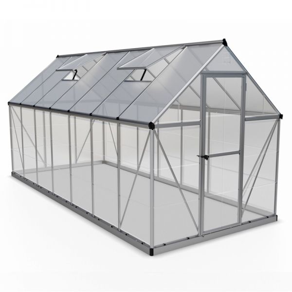 Palram - Canopia Hybrid 6x14 Greenhouse - Silver