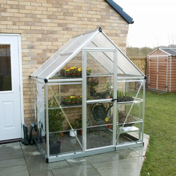 Palram - Canopia Hybrid 6x4 Greenhouse - Silver