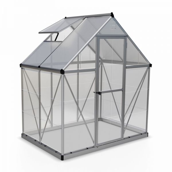 Palram - Canopia Hybrid 6x4 Greenhouse - Silver