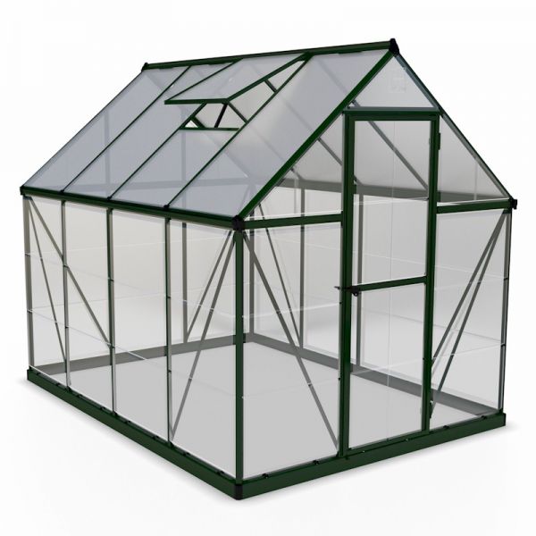 Palram - Canopia Hybrid 6x8 Greenhouse - Green